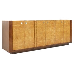 Century Furniture Mid-Century Burlwood Buffet Credenza