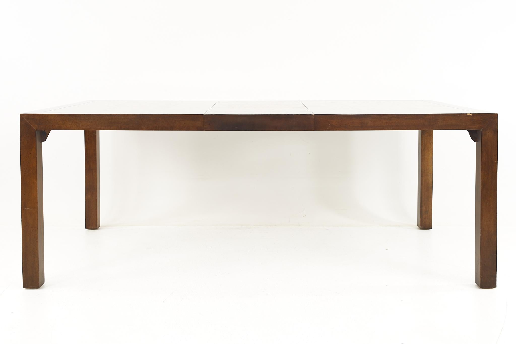 Late 20th Century Century Furniture Mid-Century Burlwood Dining Table