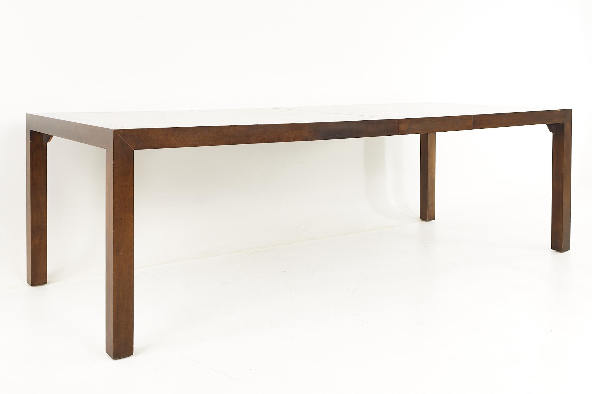 Century Furniture Mid-Century Burlwood Dining Table 3