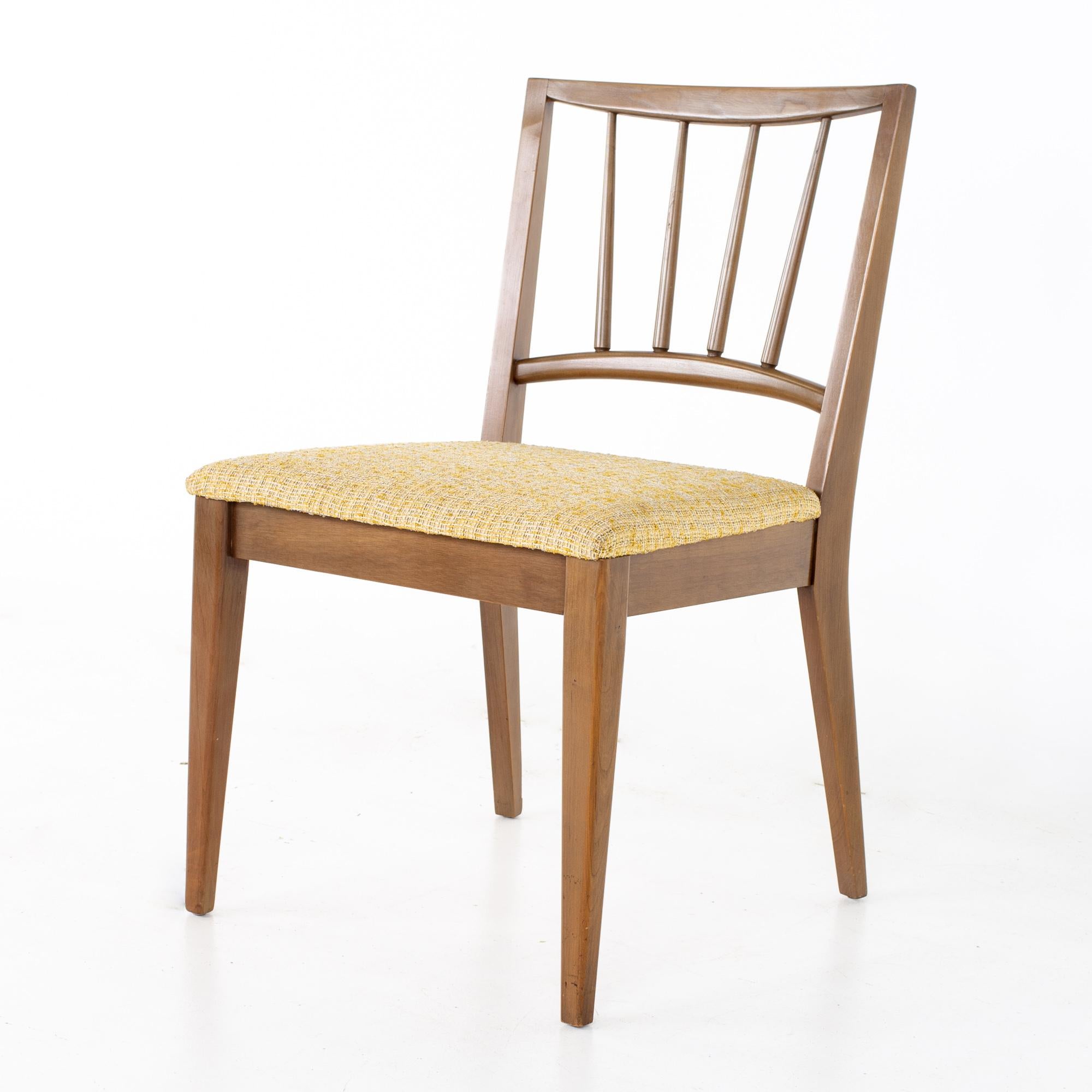 Century Furniture Mid Century Walnut Dining Chairs - Set of 6 6
