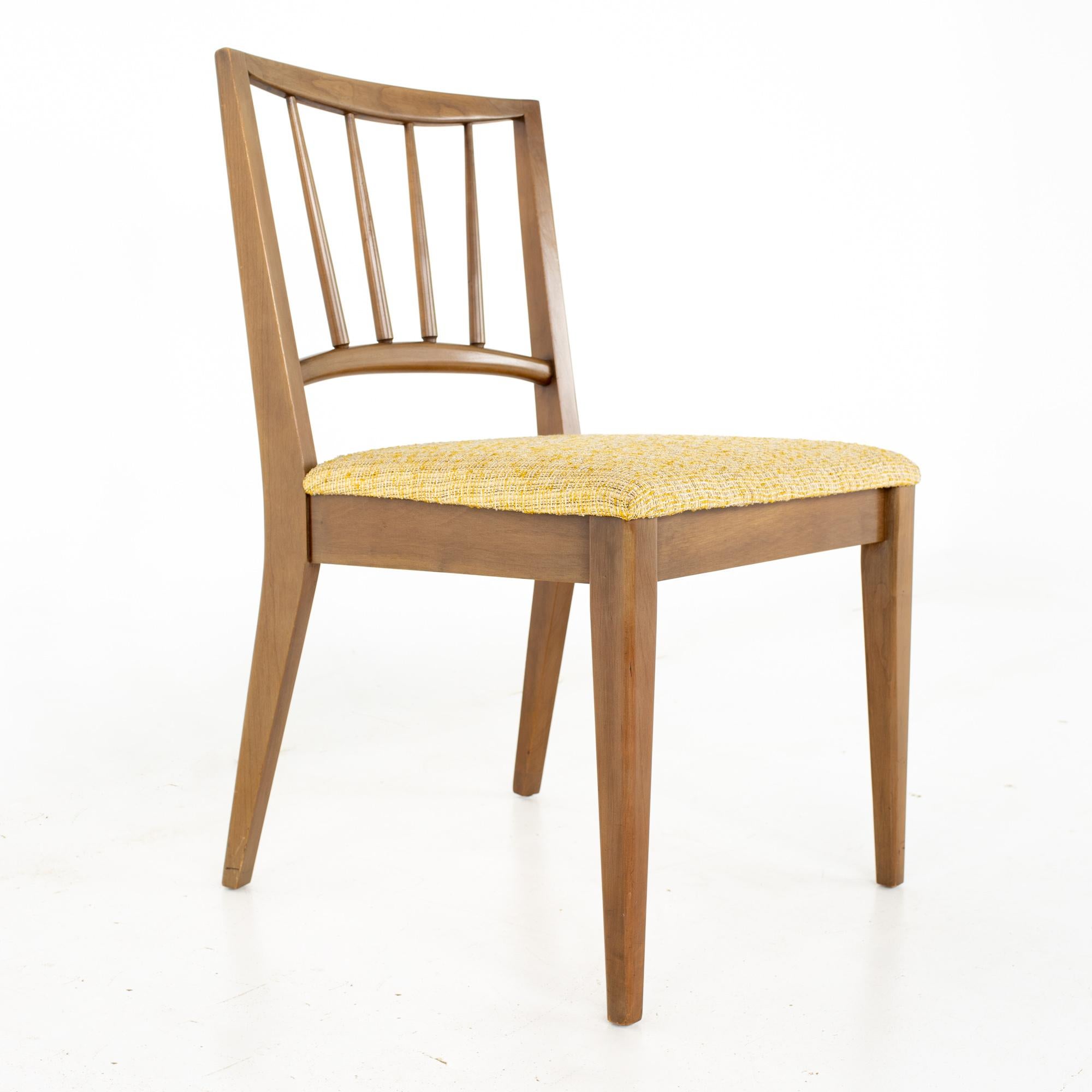 Century Furniture Mid Century Walnut Dining Chairs - Set of 6 8