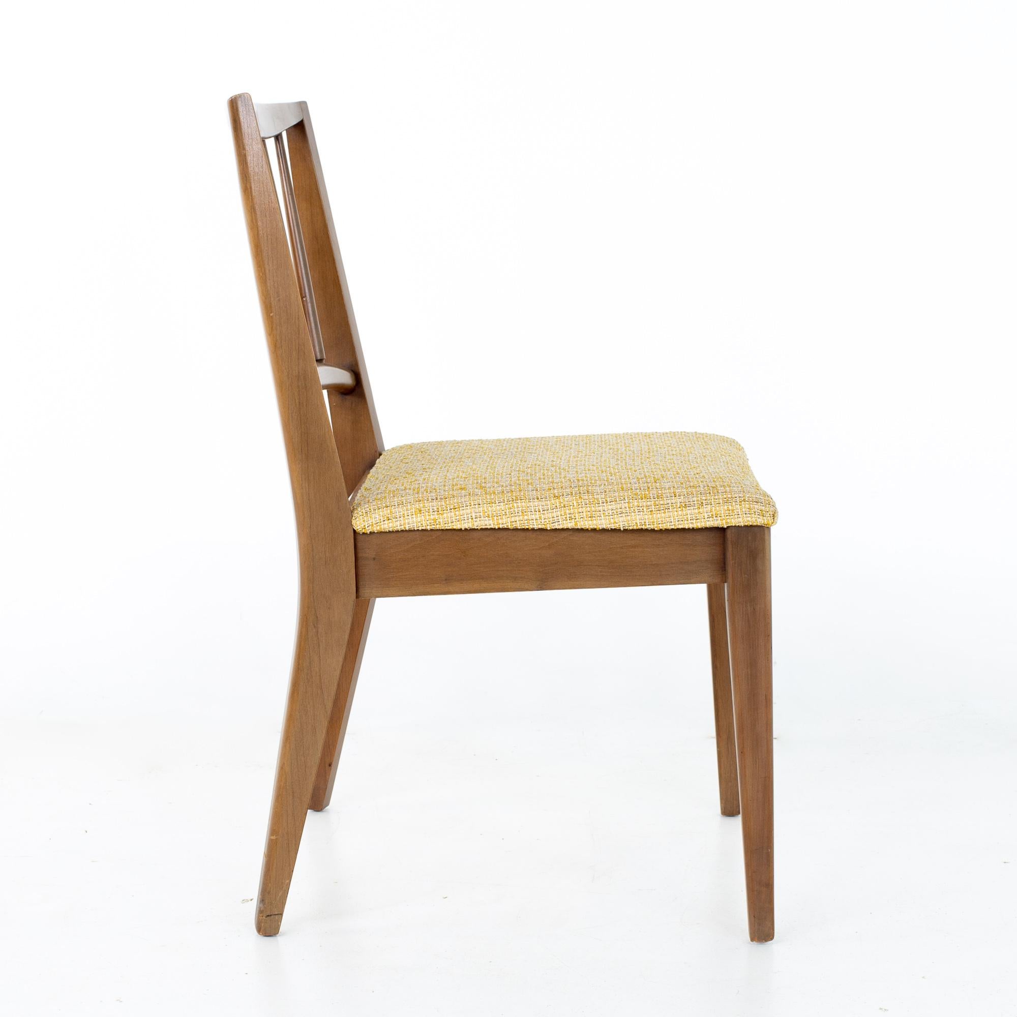 Century Furniture Mid Century Walnut Dining Chairs - Set of 6 11