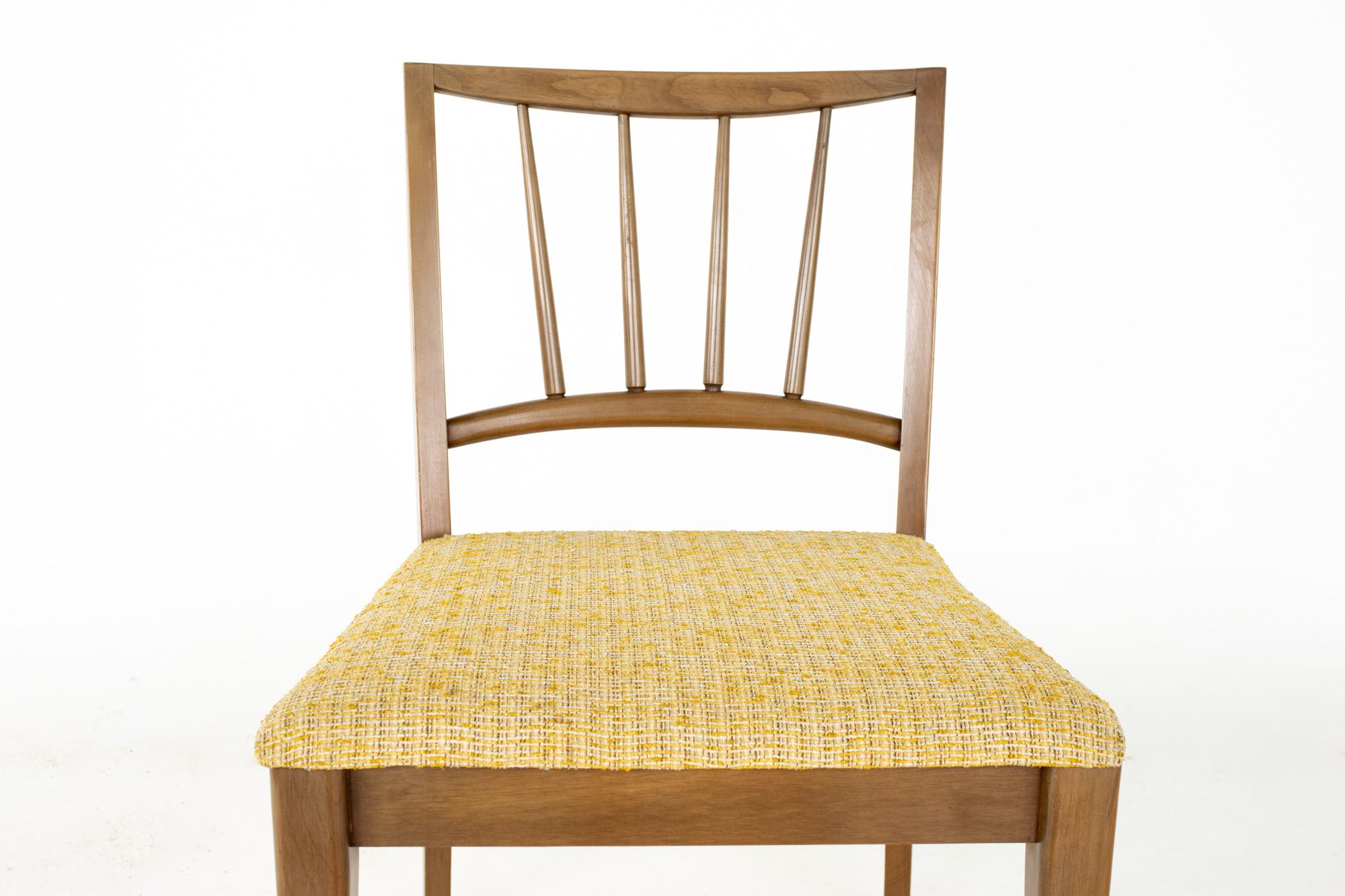 Century Furniture Mid Century Walnut Dining Chairs - Set of 6 13