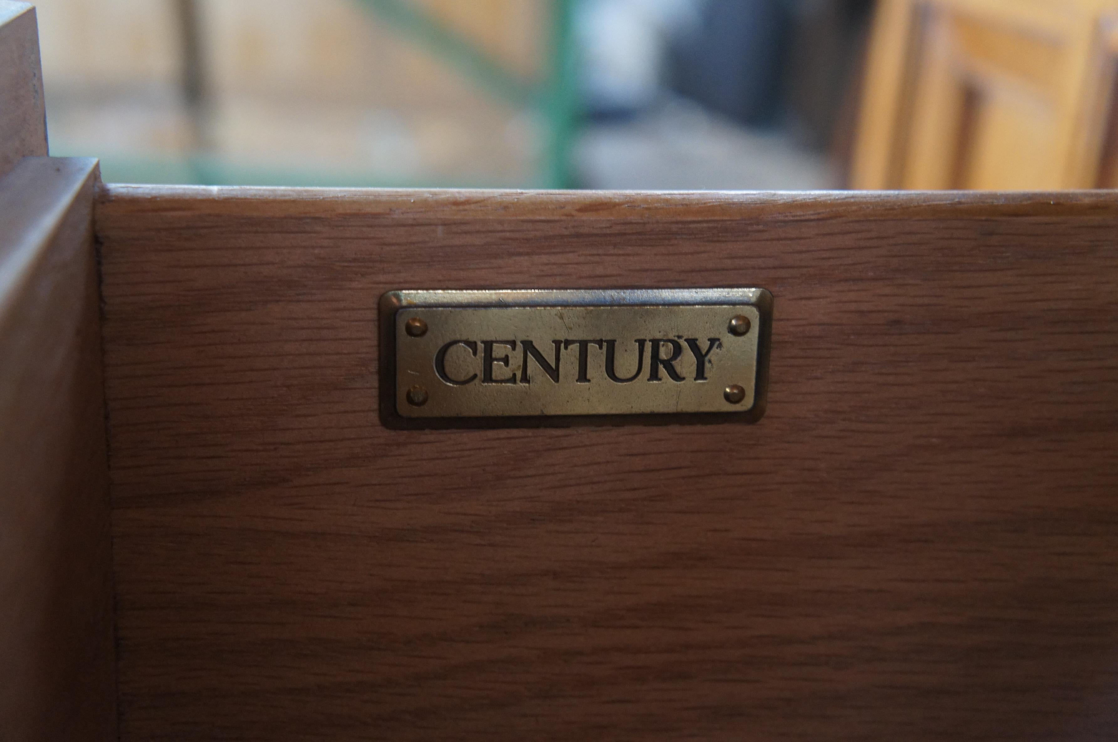 20th Century Century Furniture Neoclassical Maple Breakfront China Display Cabinet Cupboard