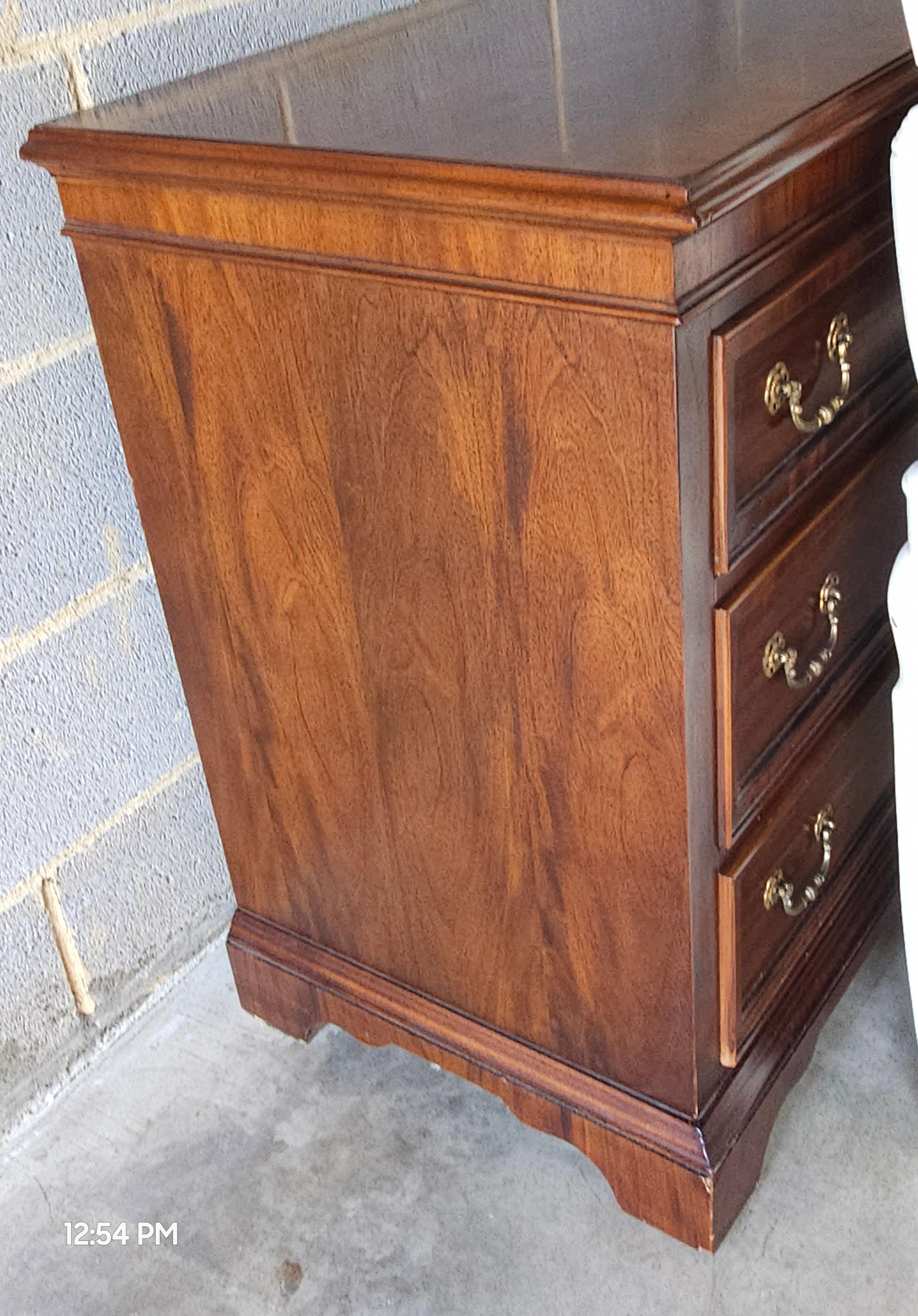 Century Furniture of Distinction Satin Mahogany Triple Dresser 5