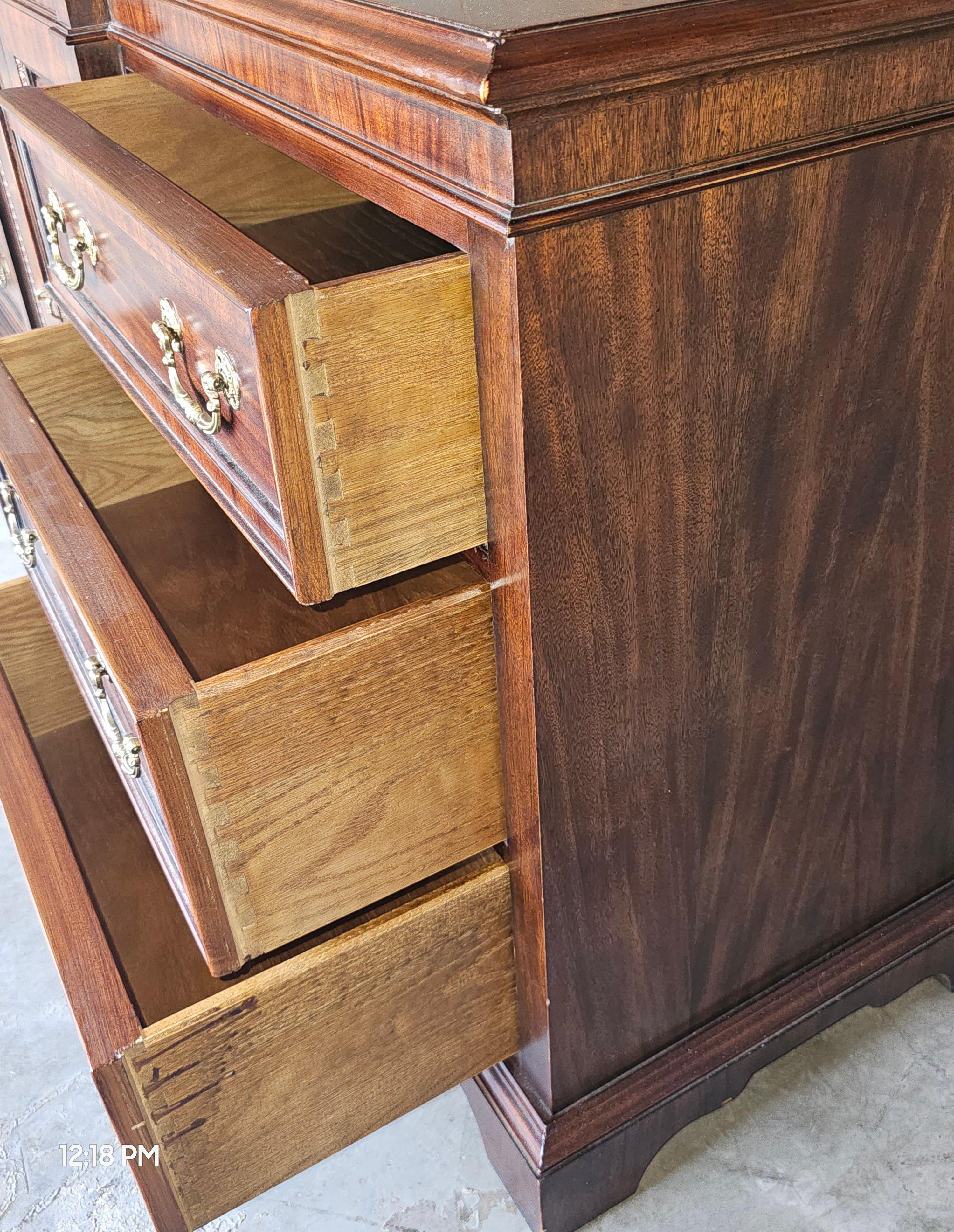 American Century Furniture of Distinction Satin Mahogany Triple Dresser