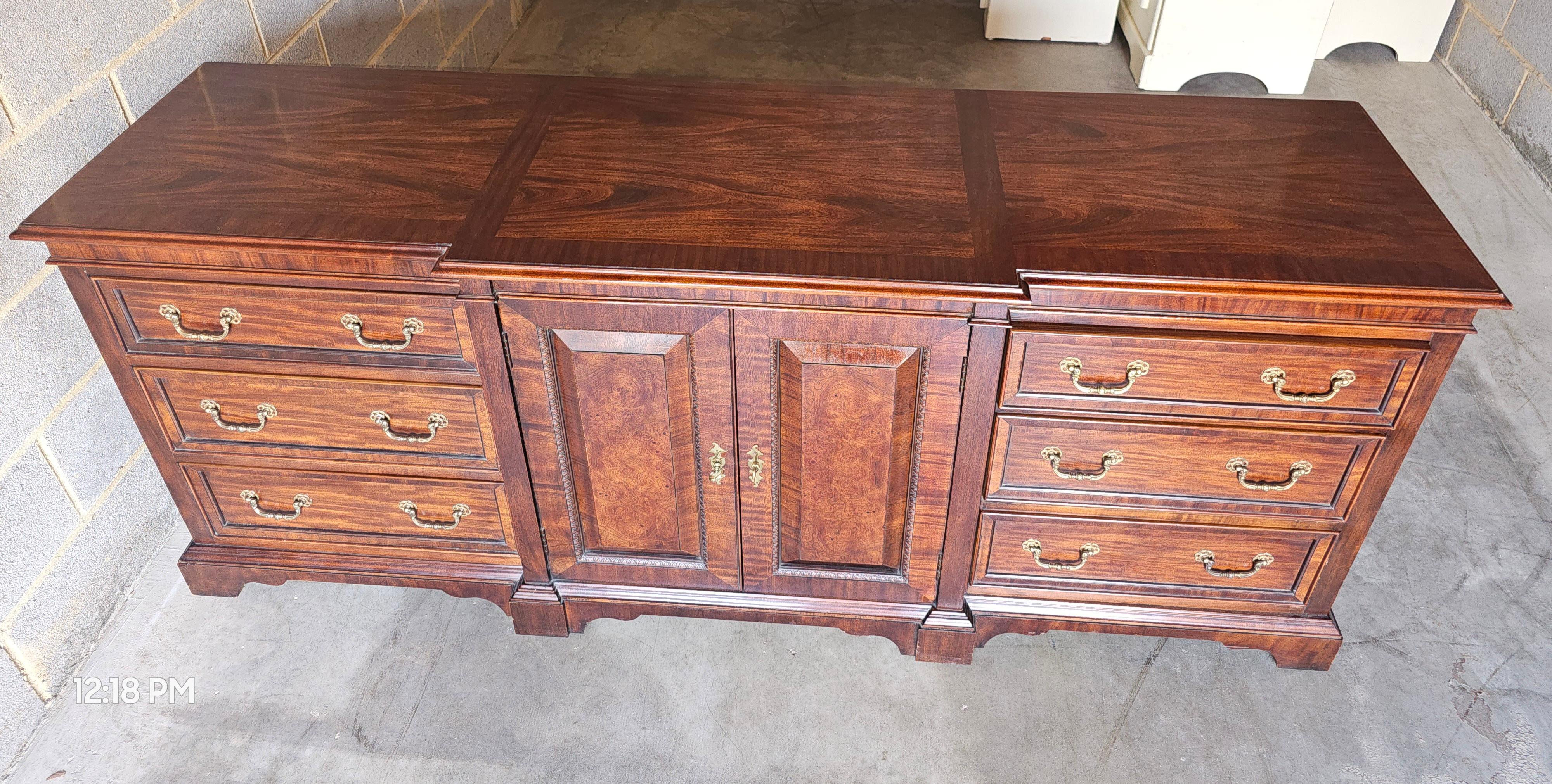 Other Century Furniture of Distinction Satin Mahogany Triple Dresser