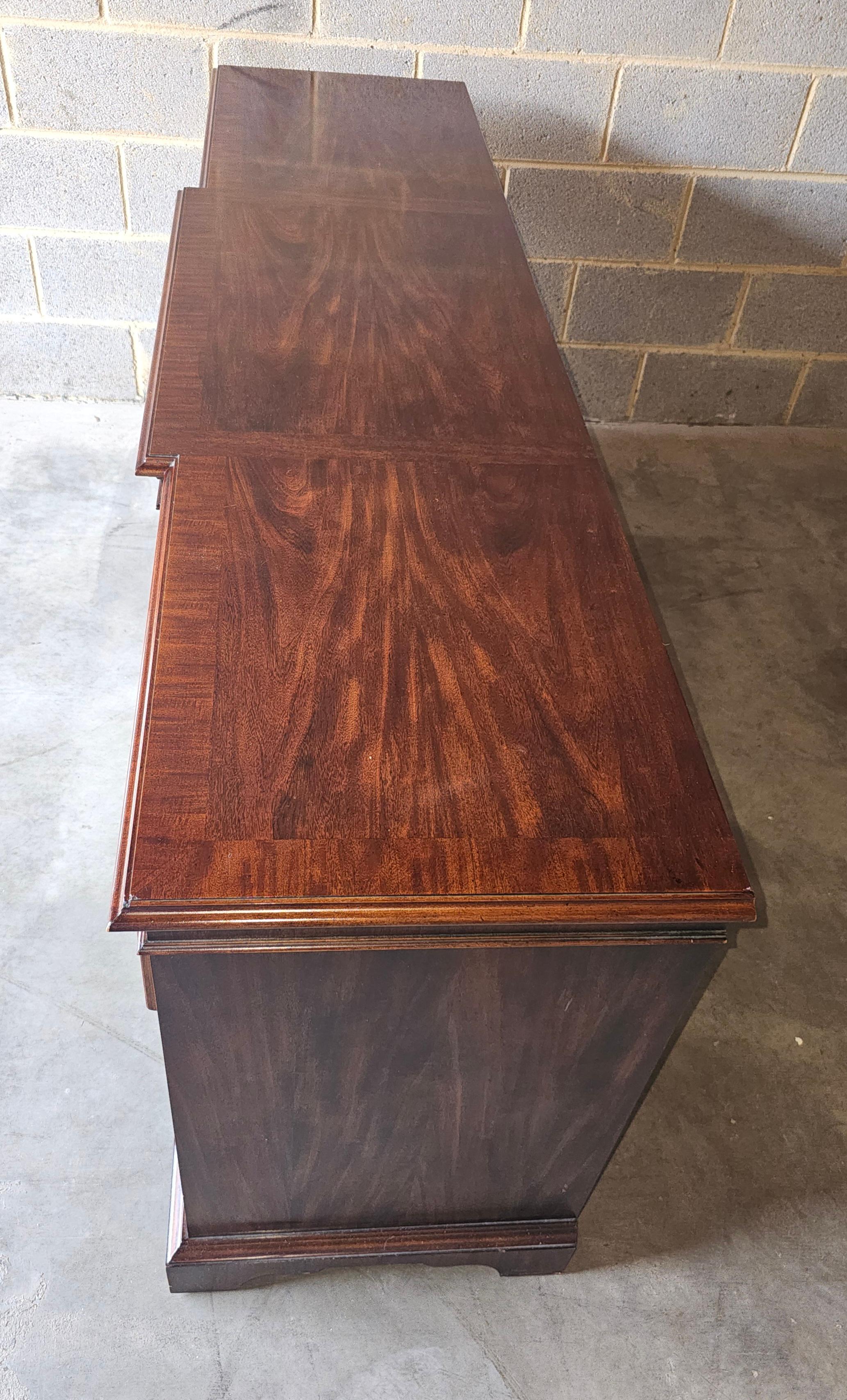 20th Century Century Furniture of Distinction Satin Mahogany Triple Dresser