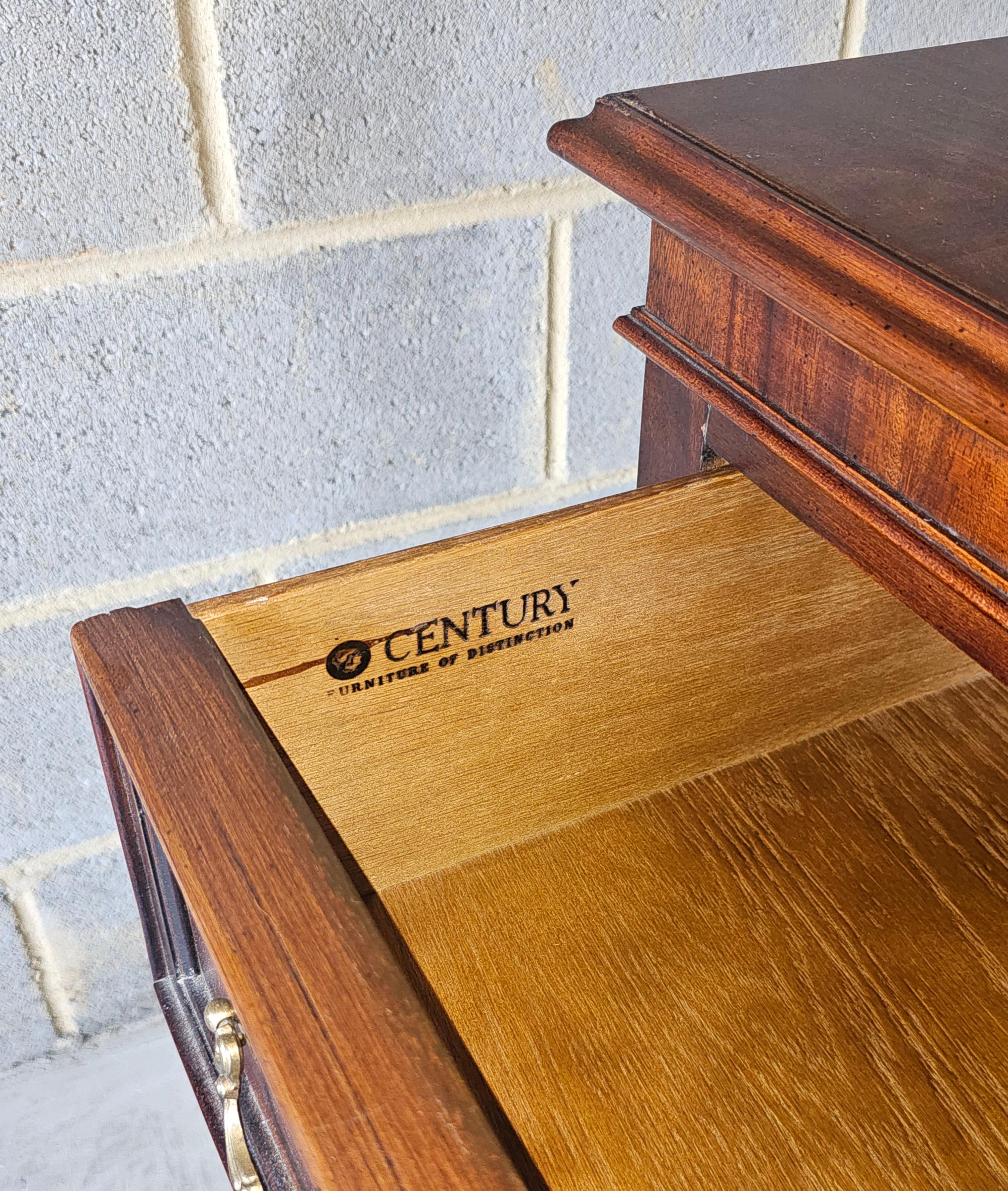 Century Furniture of Distinction Satin Mahogany Triple Dresser 1