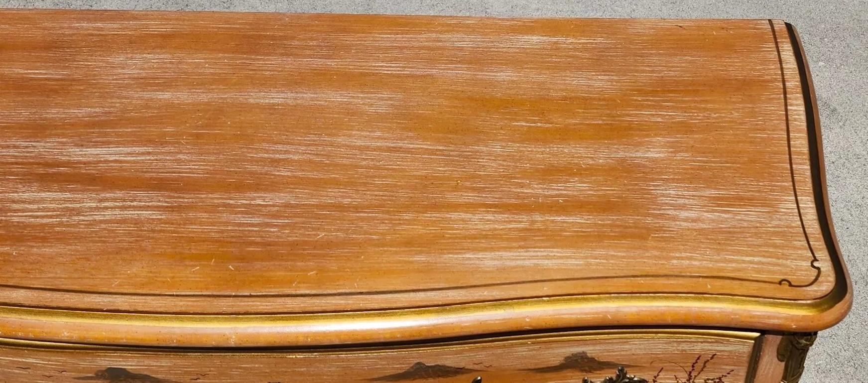 MOBILI DEL SECOLO Pam Bolick Comò asiatico dipinto a mano e firmato in vendita 6