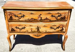CENTURY FURNITURE Pam Bolick Asian Commode Dresser Hand Painted & Signed