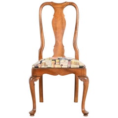 Chaise d'appoint en acajou sculpté Queen Anne de Century Furniture