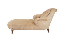 Century Furniture Tufted Nussbaum Chaise Lounge Chair Daybed Fainting Couch 78"