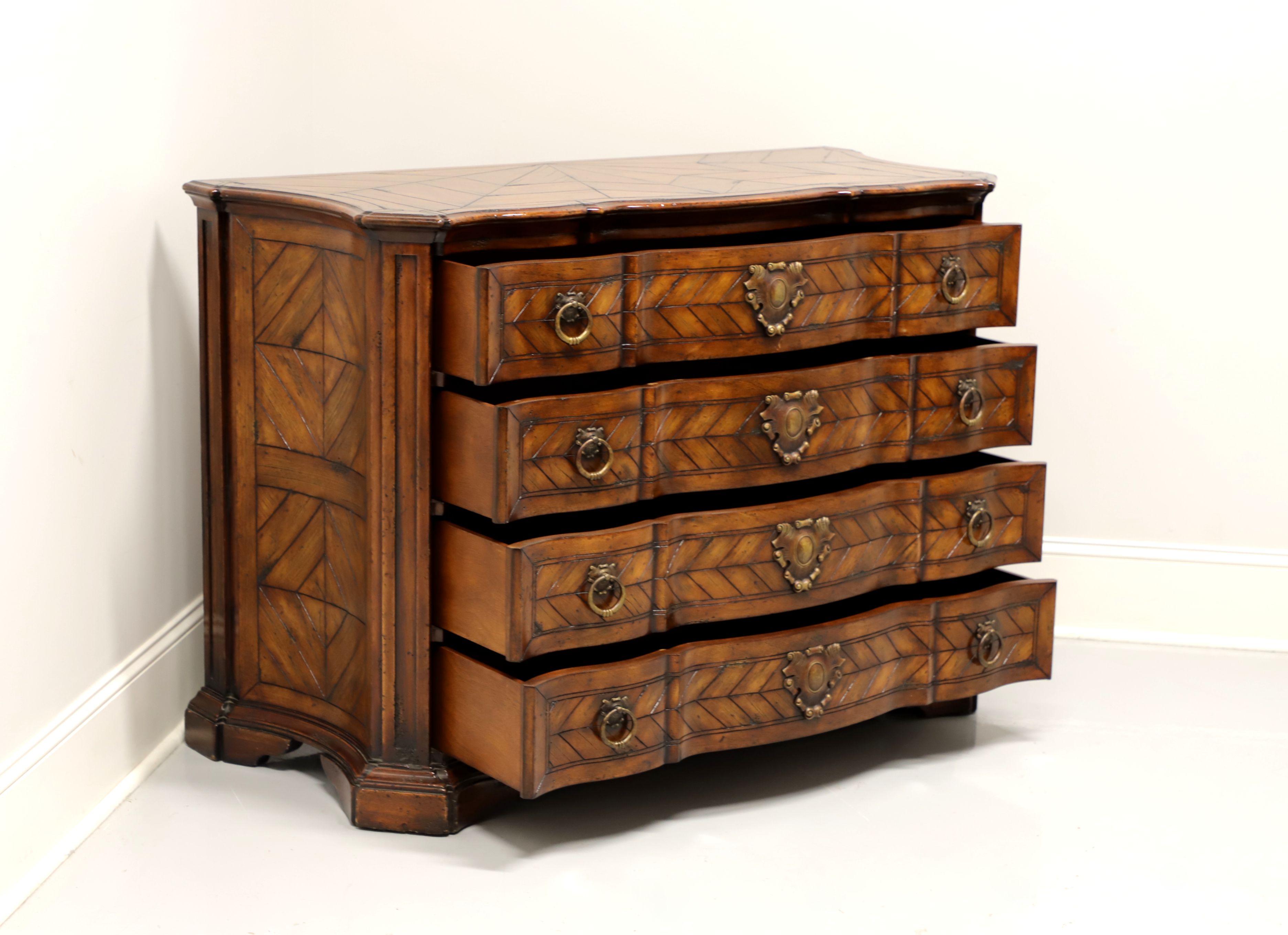 Commode en parqueterie rustique Monarch du XXe siècle Bon état à Charlotte, NC