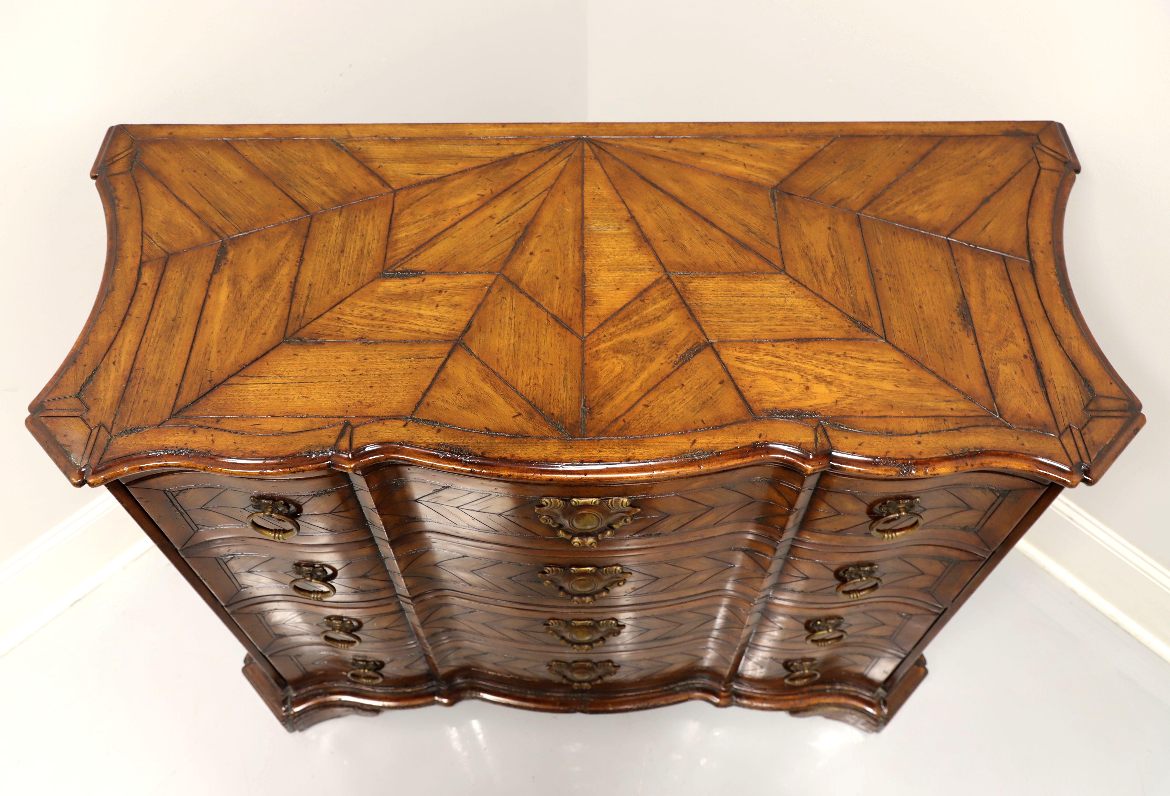 XXIe siècle et contemporain Commode en parqueterie rustique Monarch du XXe siècle
