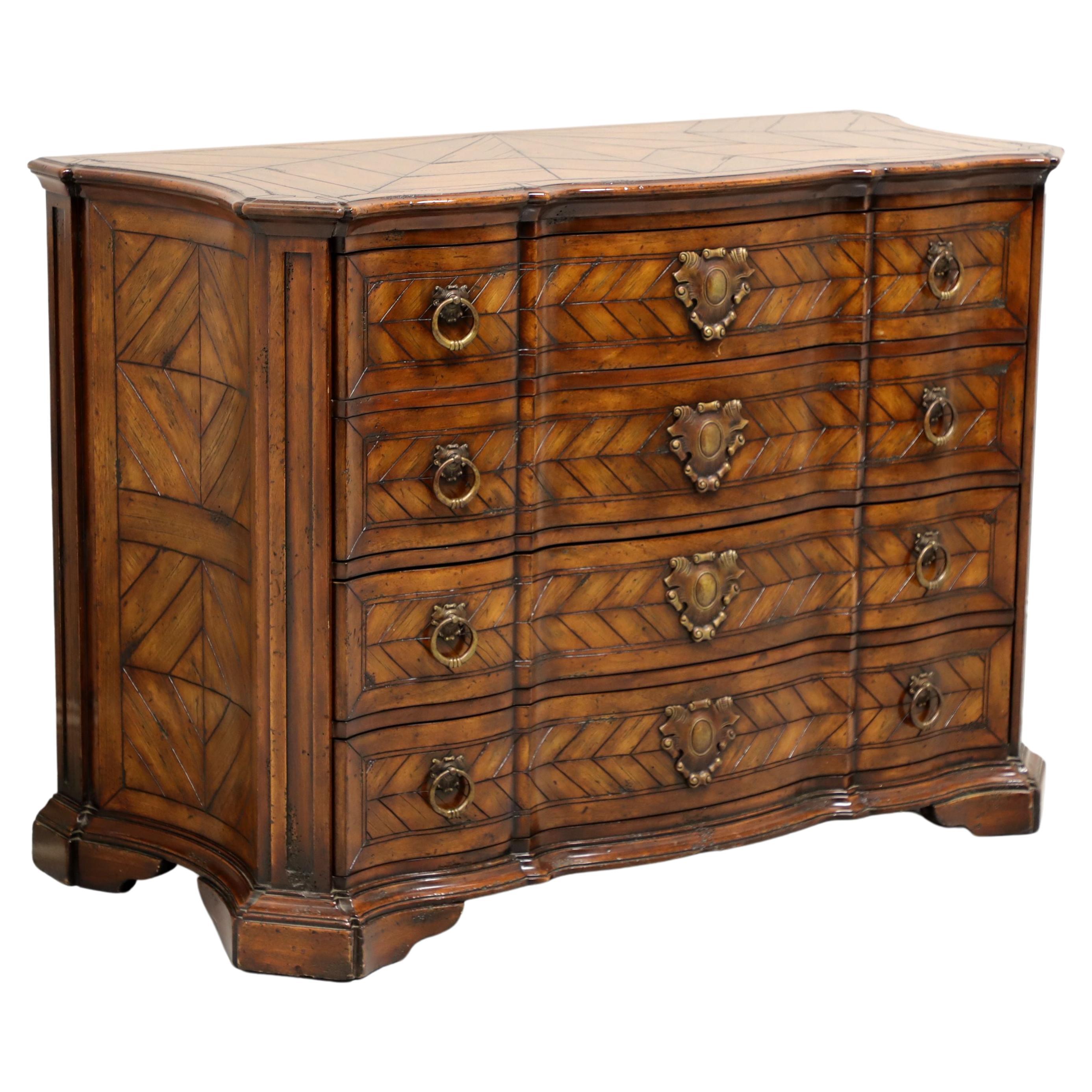 Commode en parqueterie rustique Monarch du XXe siècle