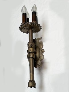 Century Old, Brass 4 Light, Victorian Wall Sconce