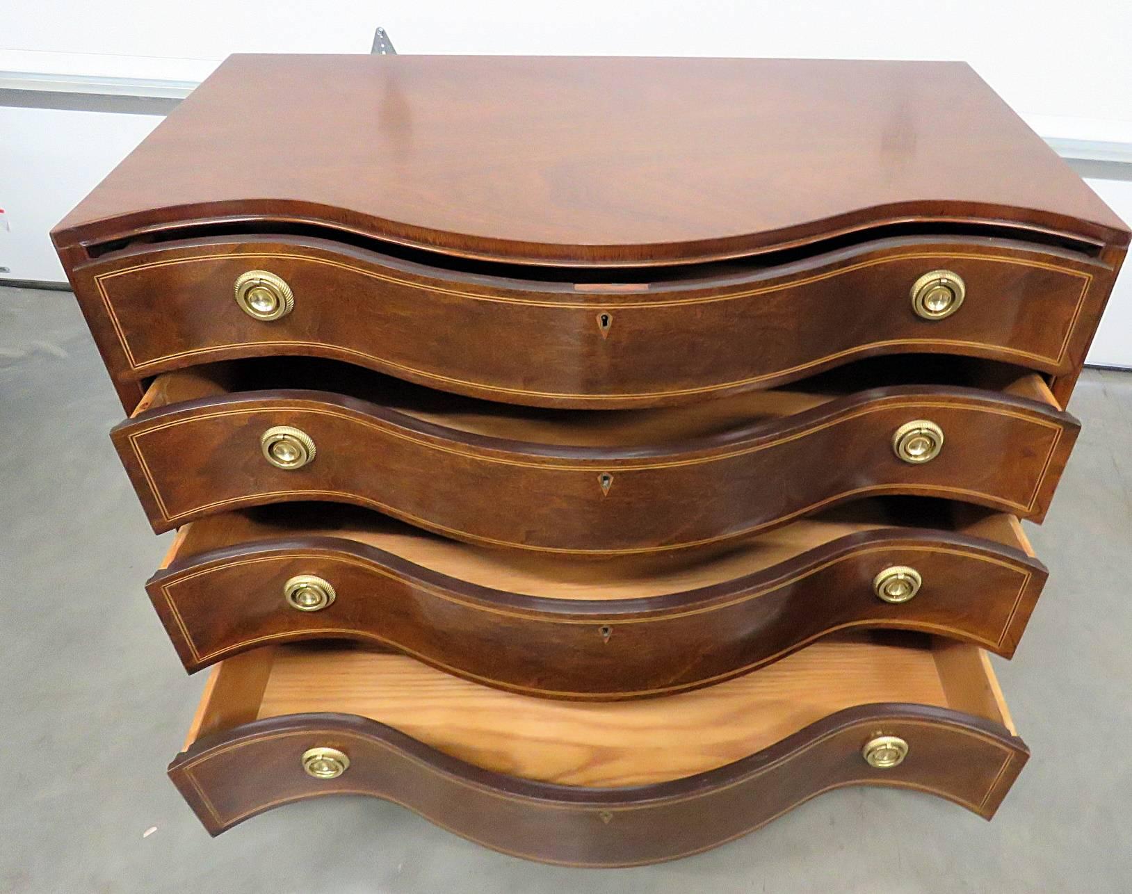 Century Sutton Collection Federal Style Chest In Good Condition In Swedesboro, NJ