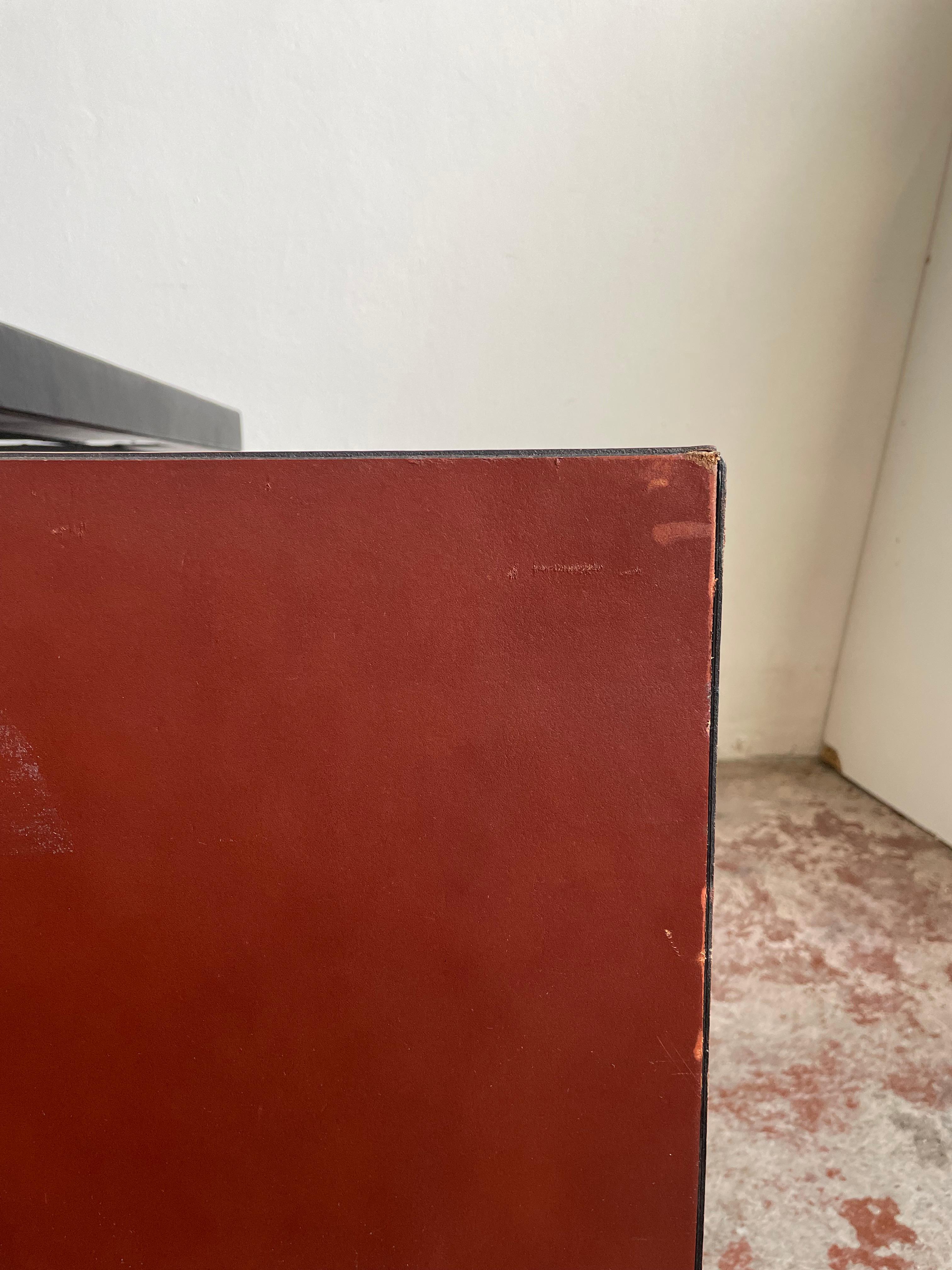 C.E.O. Cube Leather Desk Designed by Lella & Massimo Vignelli for Poltrona Frau For Sale 8