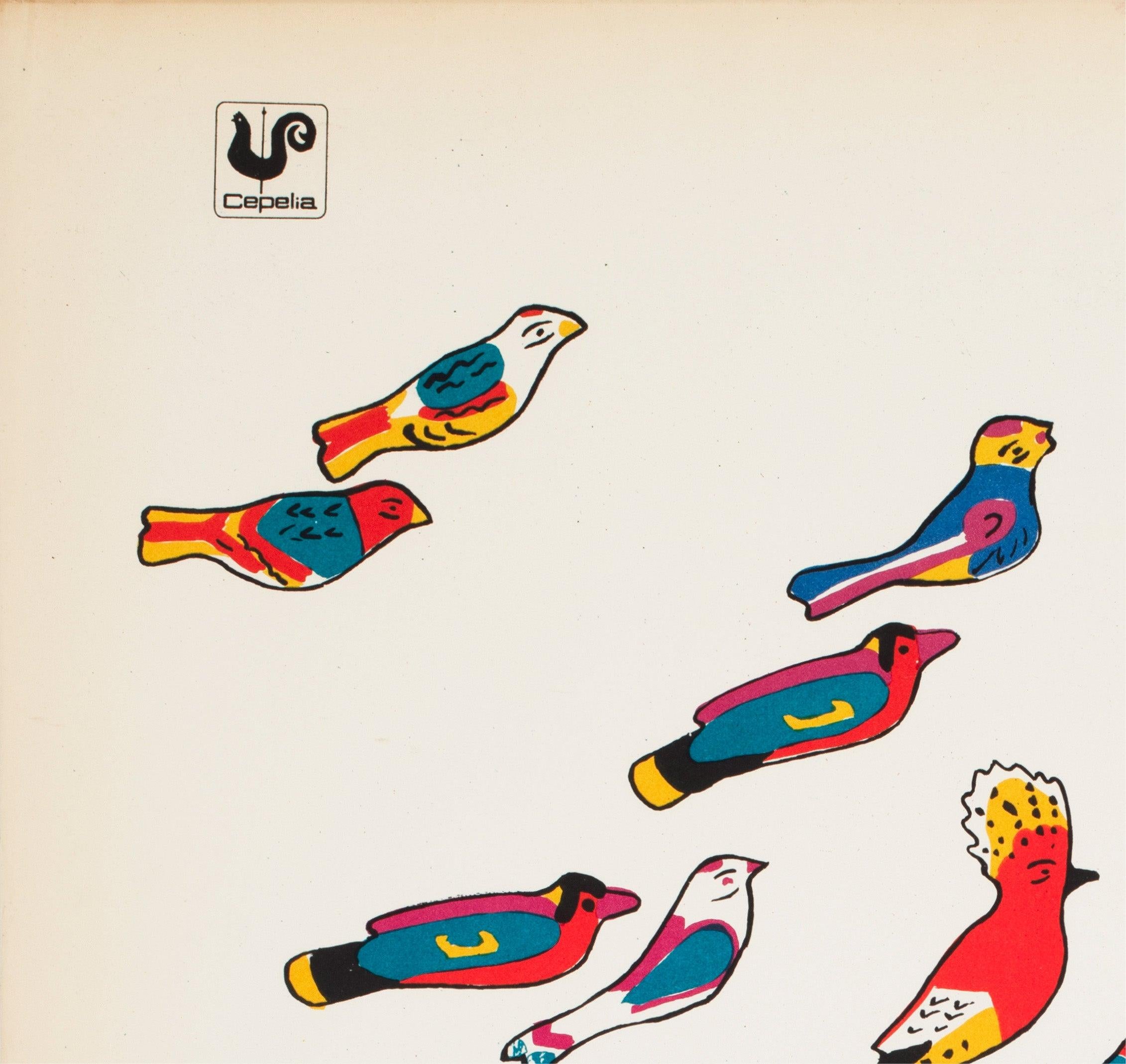 Cepelia 1967 Polnisches Volkskunst-Ausstellungsplakat, Waldemar Swierzy im Zustand „Hervorragend“ im Angebot in Bath, Somerset