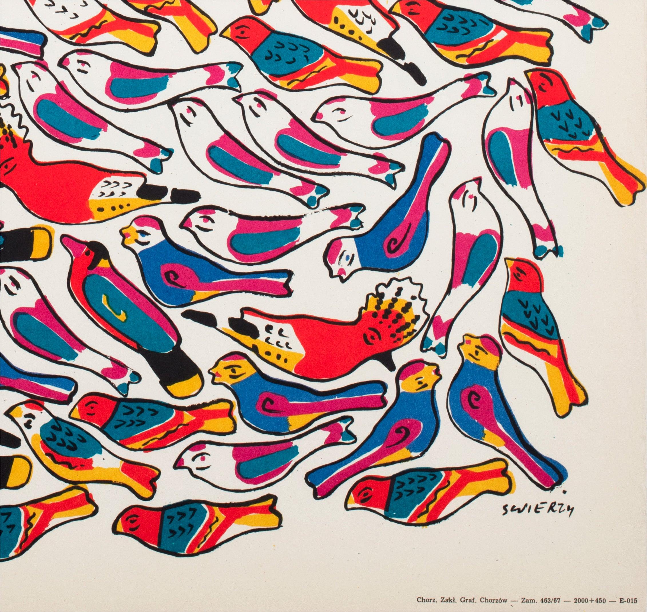 Cepelia 1967 Polnisches Volkskunst-Ausstellungsplakat, Waldemar Swierzy im Angebot 3