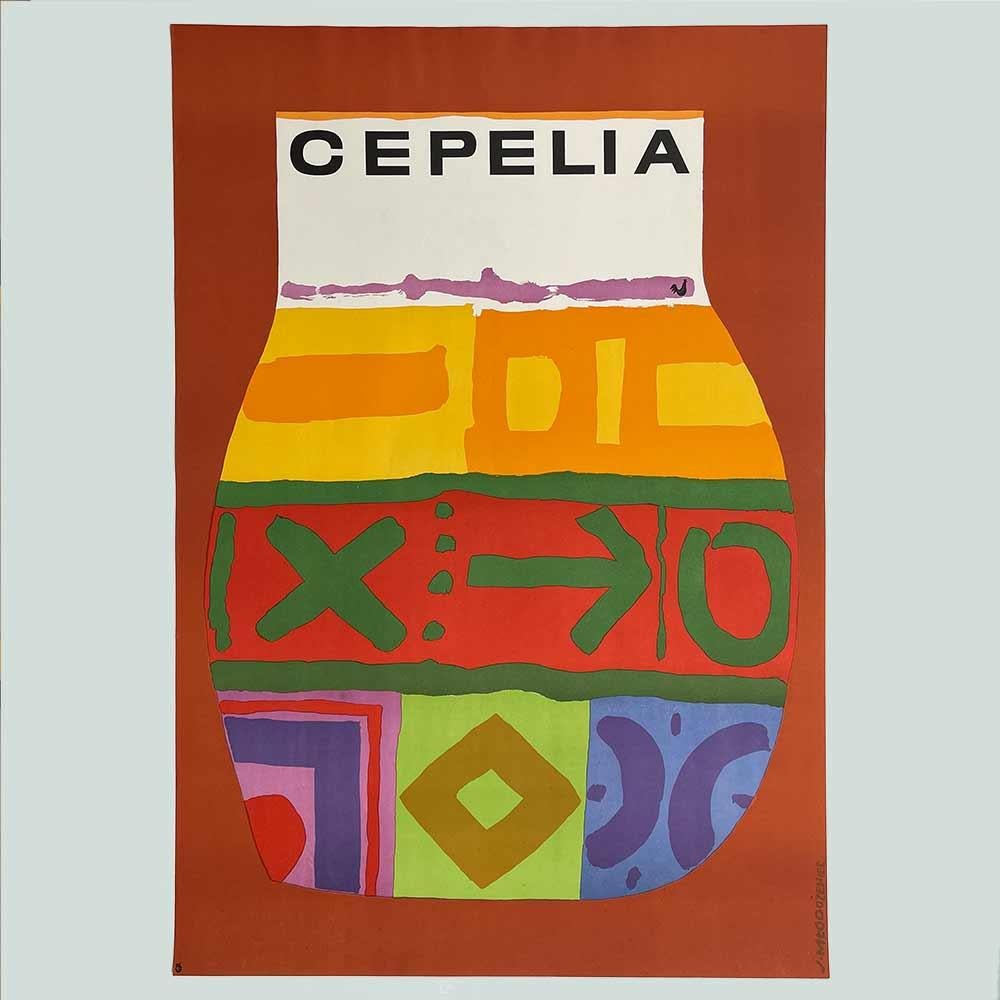 Cepelia, Vintage Polish Poster by Jan Mlodozeniec, 1965 In Excellent Condition In London, GB