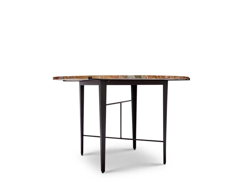Mid-Century Modern Ceppo Marble Montrose Dining Table by Lawson-Fenning For Sale