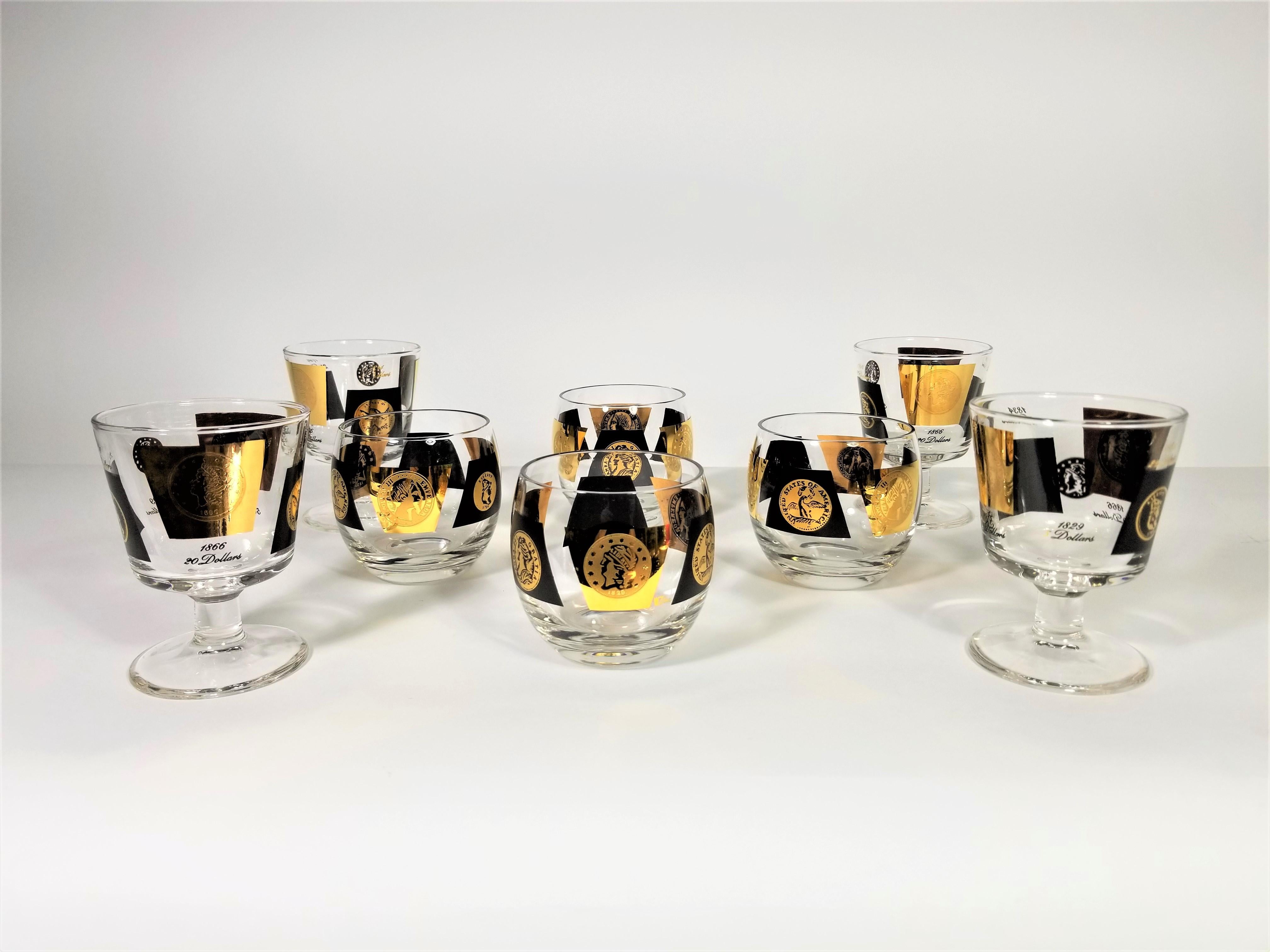 1960s cocktail glasses