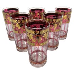 Cera 22K Gold Glassware Barware Mid Century