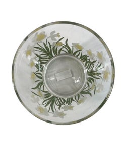 Cera Glassware MCM Ice Bowl in the Daffodil Pattern