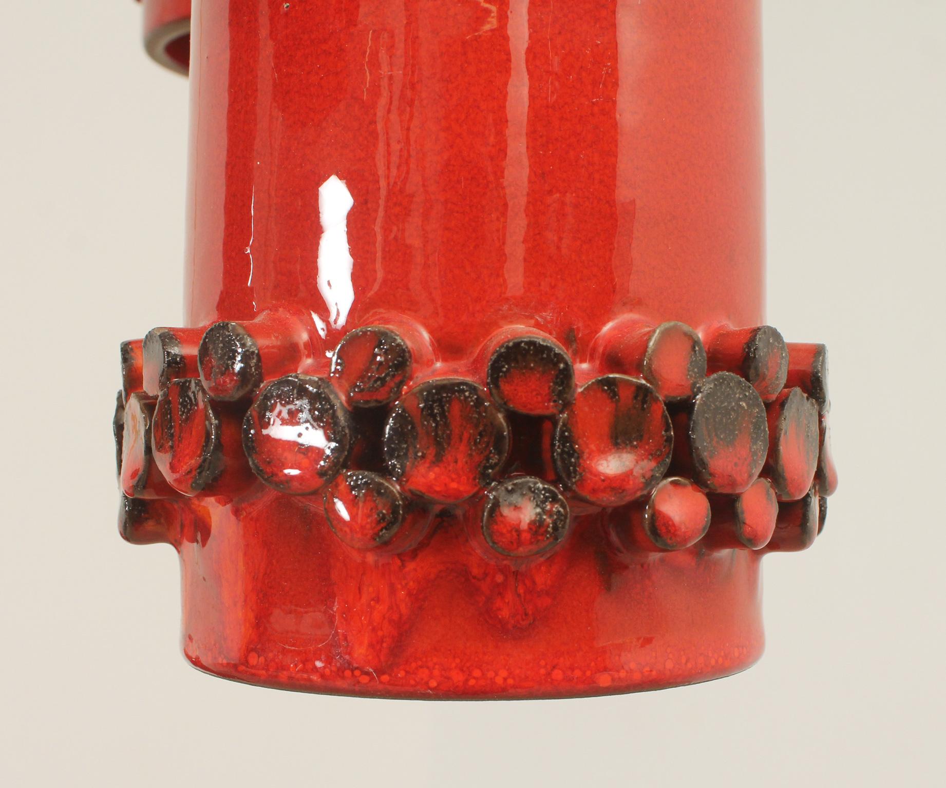 Lampe Cascade de Hans Welling pour Ceramano, Allemagne, années 1960 en vente 2