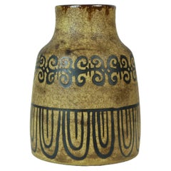 Ceramano VASE decor etrusca hanns welling west german mid century ceramic