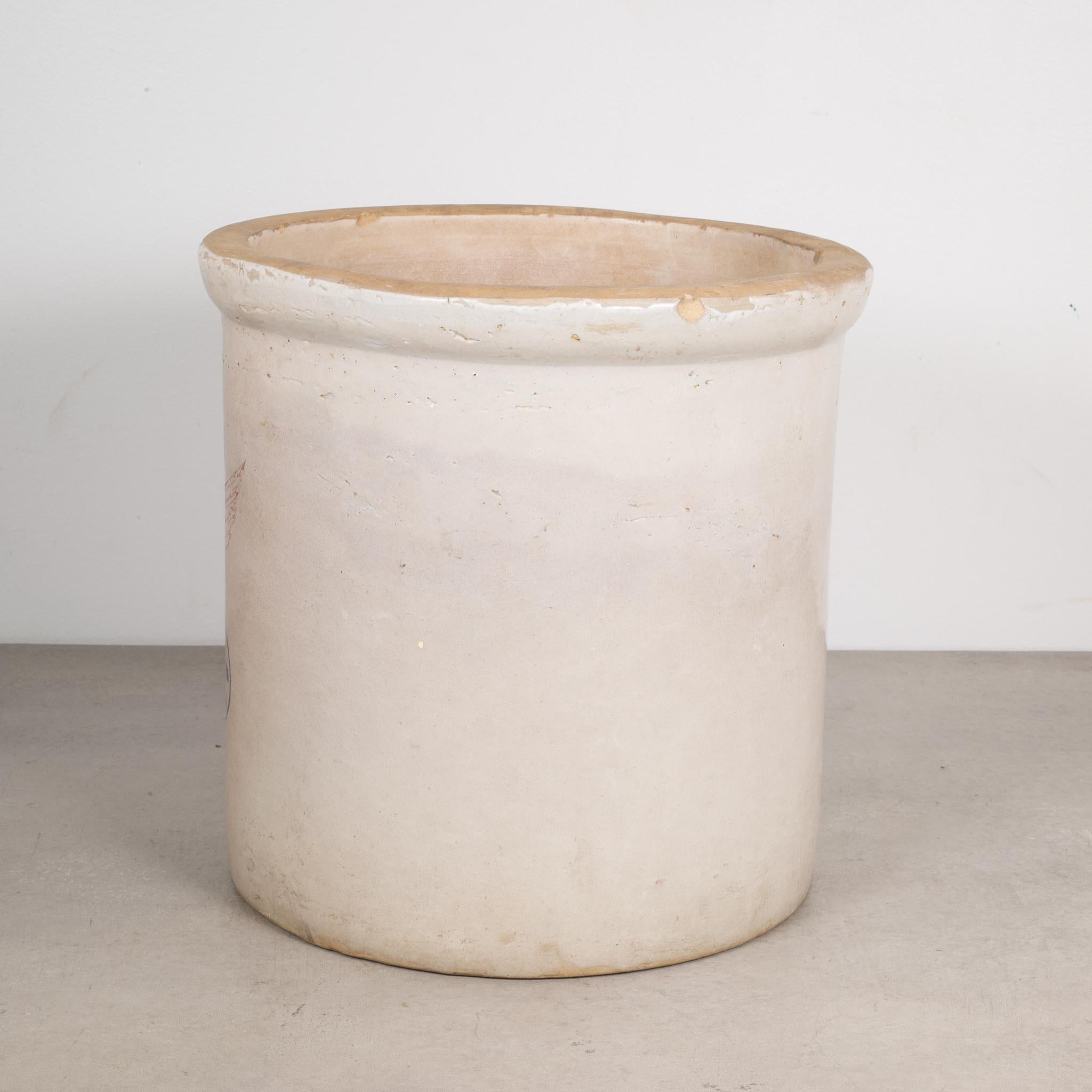 Rustic Ceramic 2 Gallon Crock by Red Wing Union Stoneware Company, circa 1915-1930