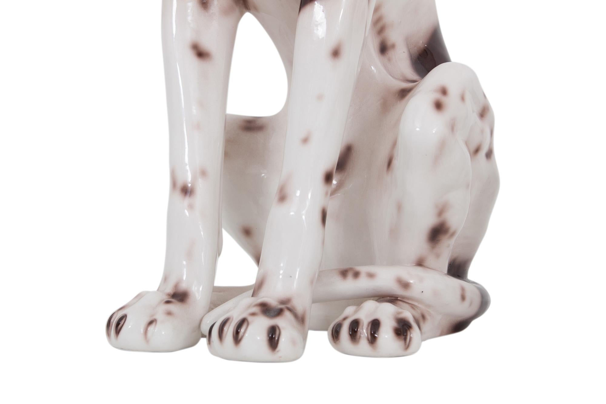 Ceramic 20th Century Pointer Dog Sculptures Madonna and Child 5