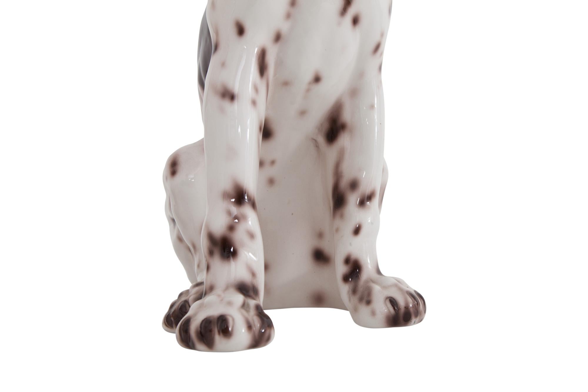Ceramic 20th Century Pointer Dog Sculptures Madonna and Child 6