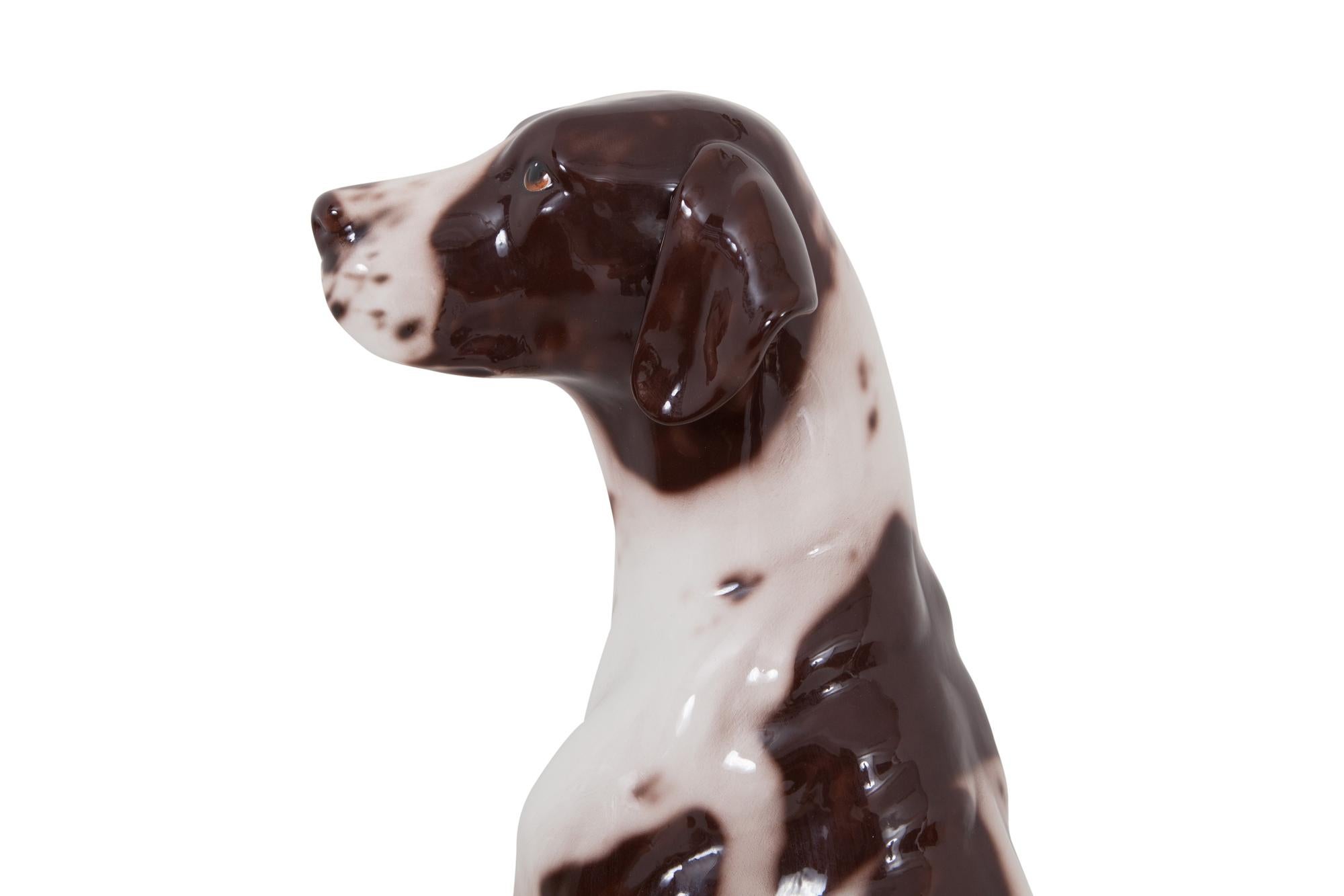 Ceramic 20th Century Pointer Dog Sculptures Madonna and Child 8
