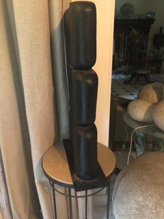 Ceramic Abstract Sculpture by Jacques Pouchain