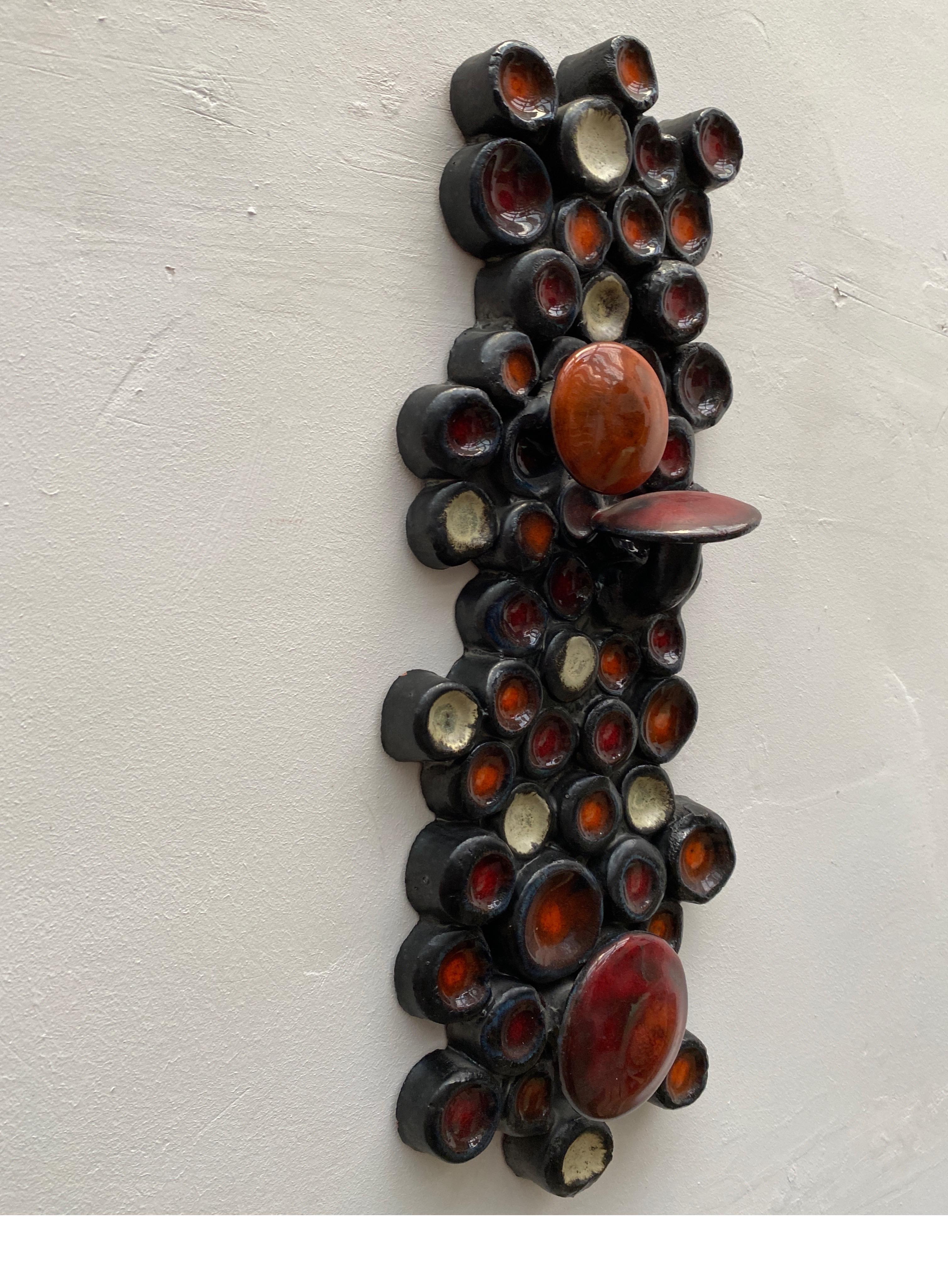 Ceramic Abstract Wall Sculpture Perignem, Belgium For Sale 3