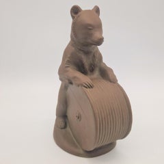 Ceramic advertising figure by W. Bosse for the Karlsruhe Majolika. 1940 - 1950