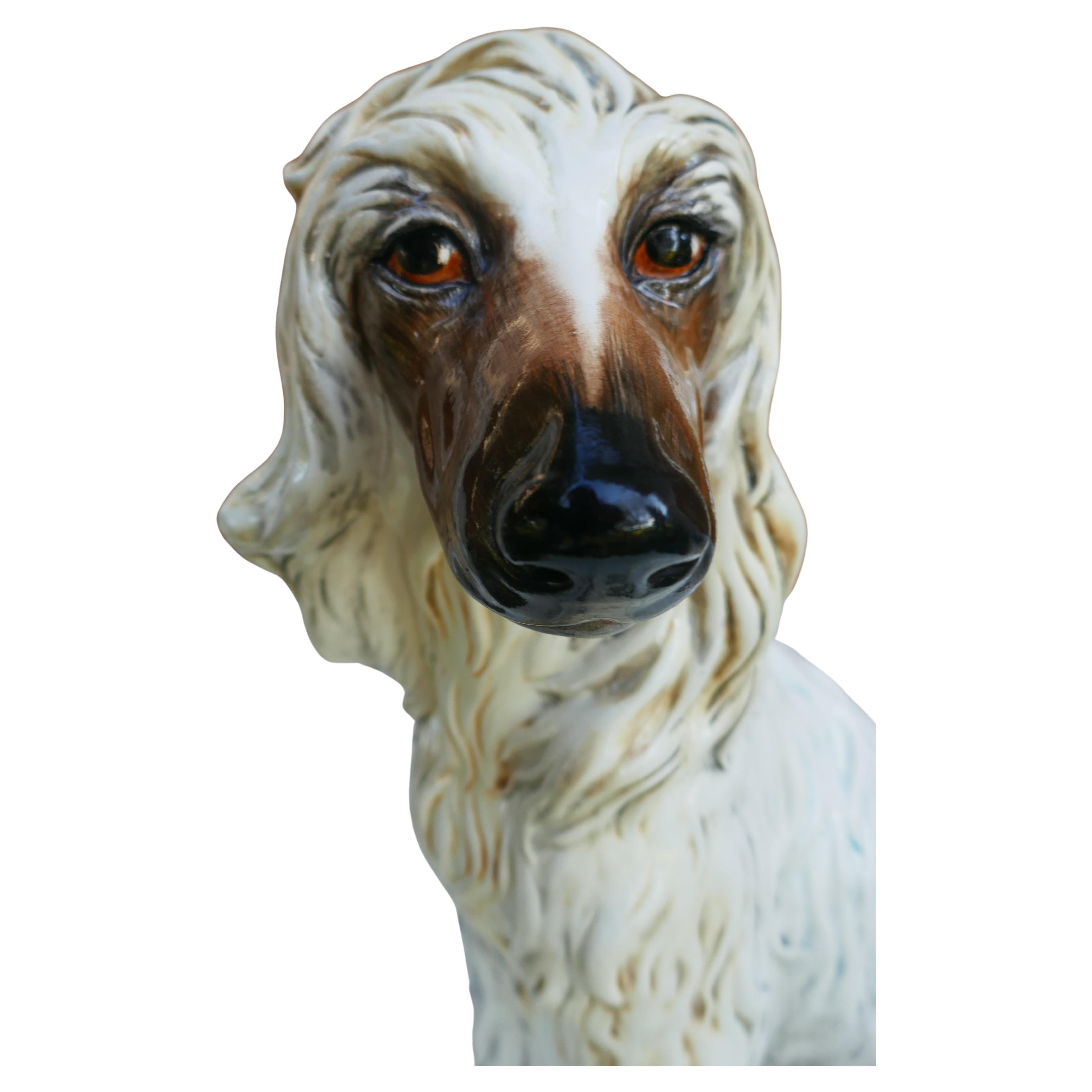 Ceramic Afghan Hound.
Defect in one nail as in the photo.
Good condition.
Thank you