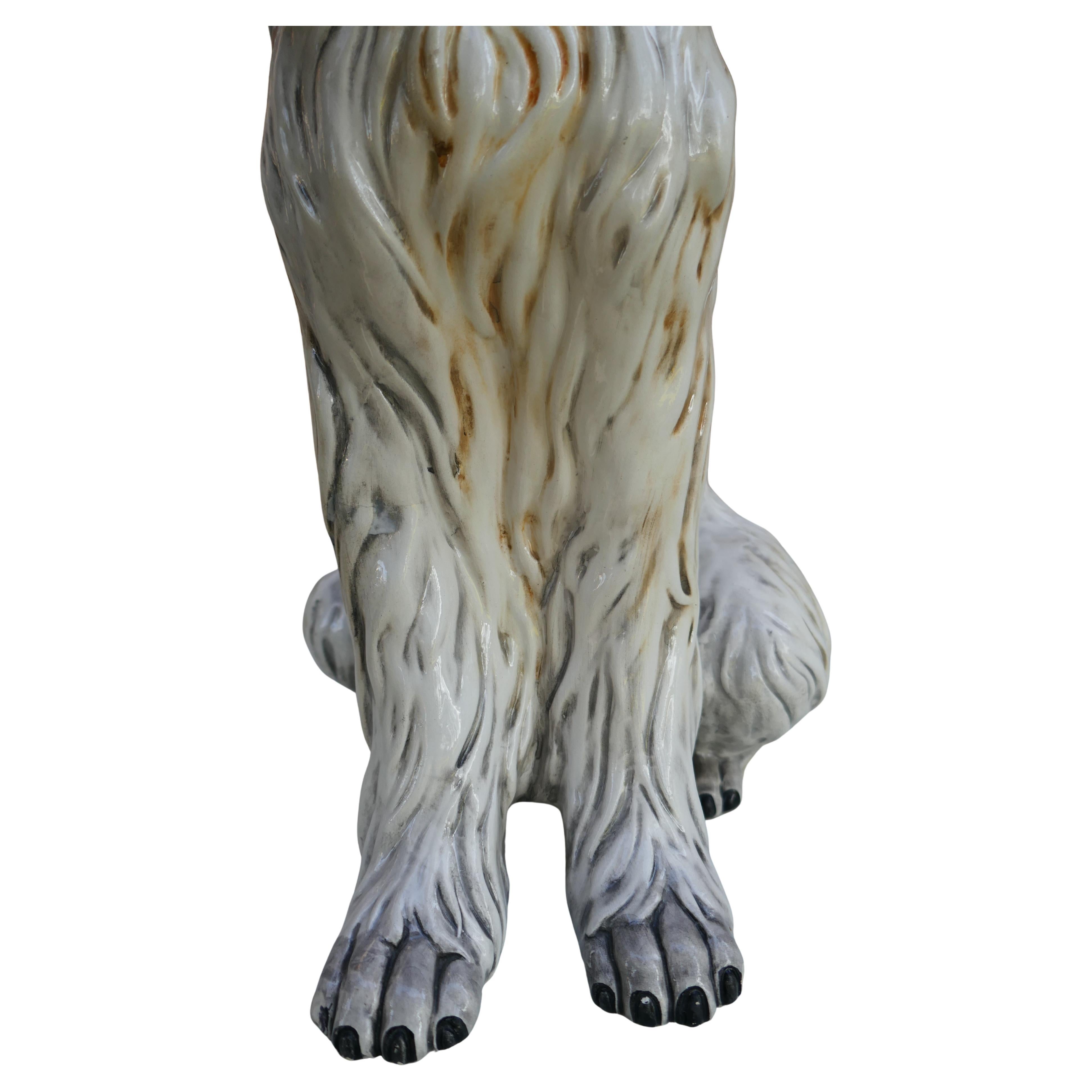 Ceramic Afghan Hound - Greyhound. en venta 1