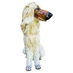Ceramic Afghan Hound - Greyhound.