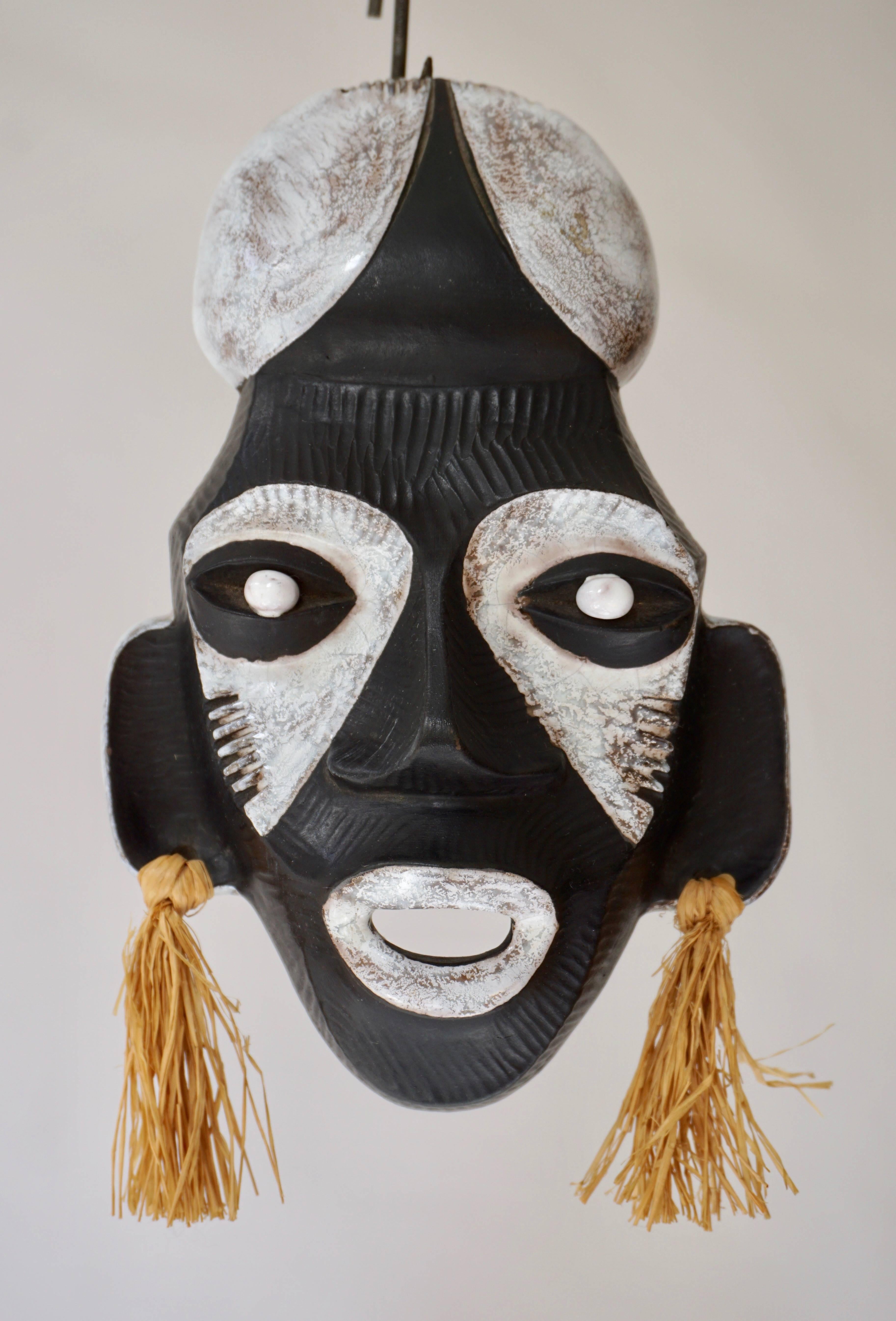 african ceramic mask