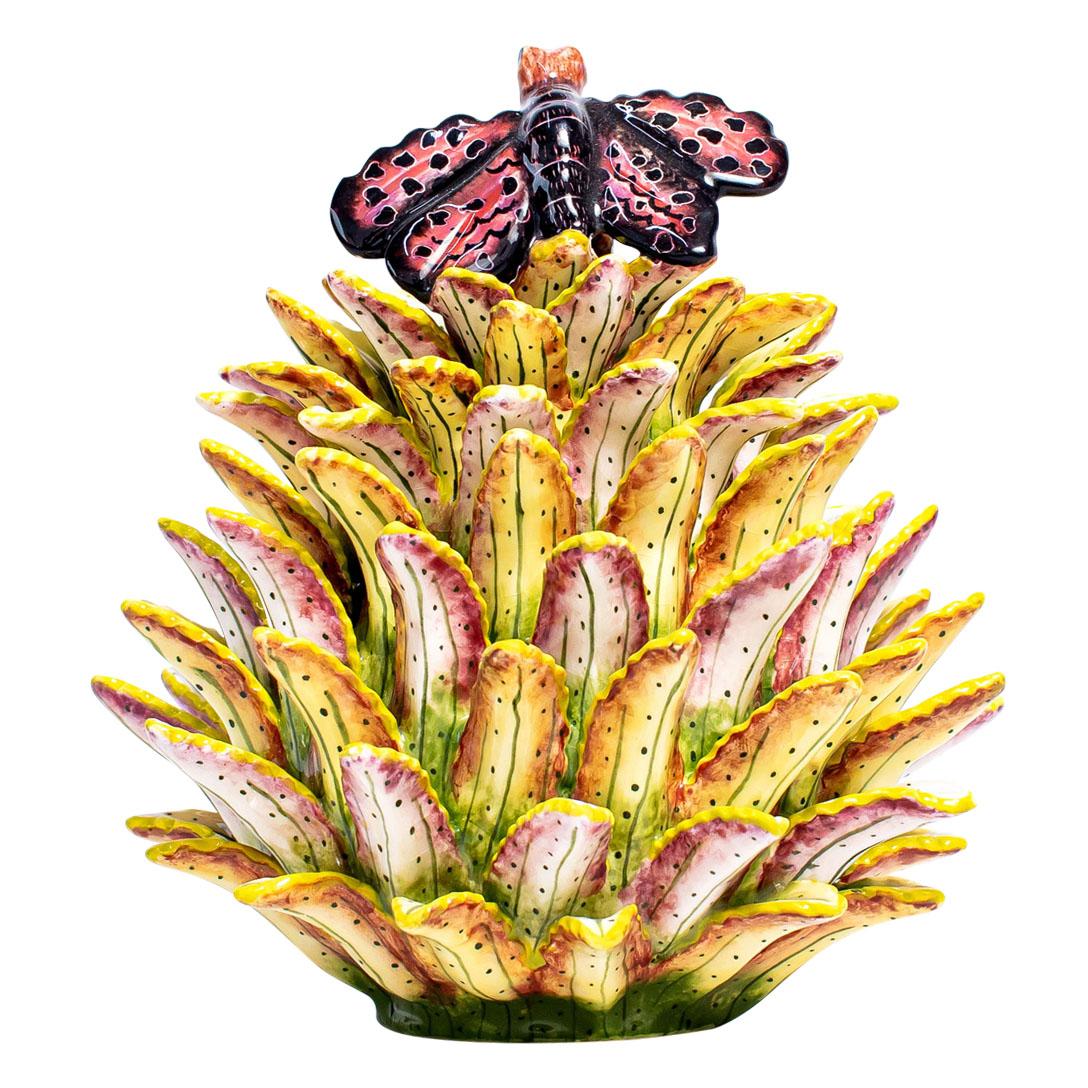South African Ceramic  Aloe jewelry Box  , hand made in South Africa For Sale