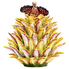 Ceramica  Scatola di gioielli all'aloe  , realizzato a mano in Sudafrica