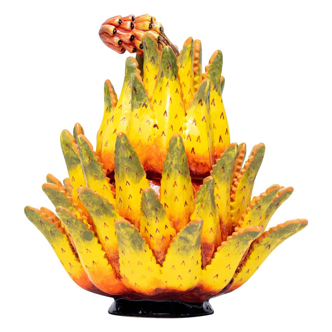 Ceramic Aloe Vera Plant Jewelry Box  , hand made in South Africa 3