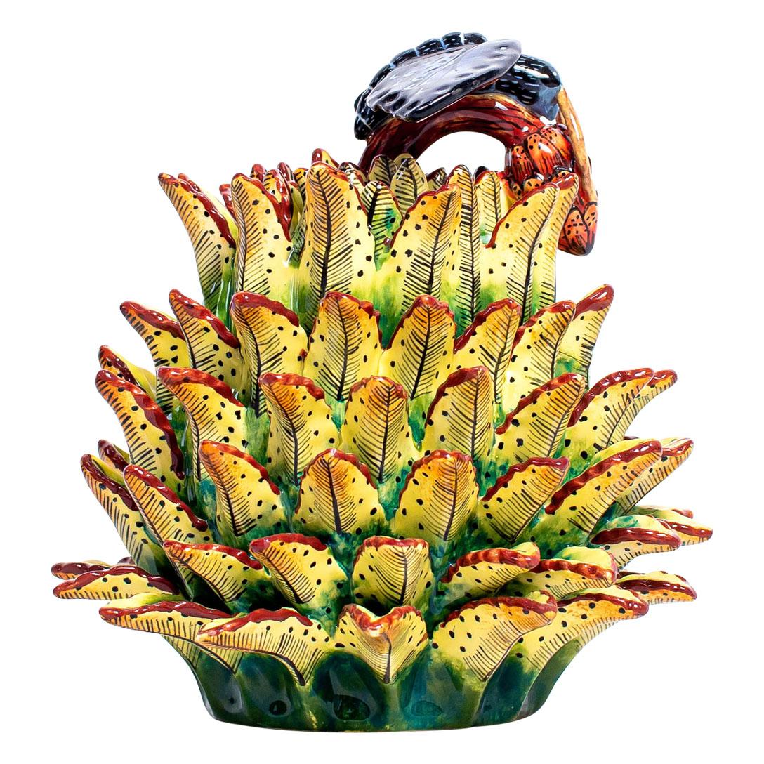 Modern Ceramic Aloe Vera Plant Jewelry Box  , hand made in South Africa