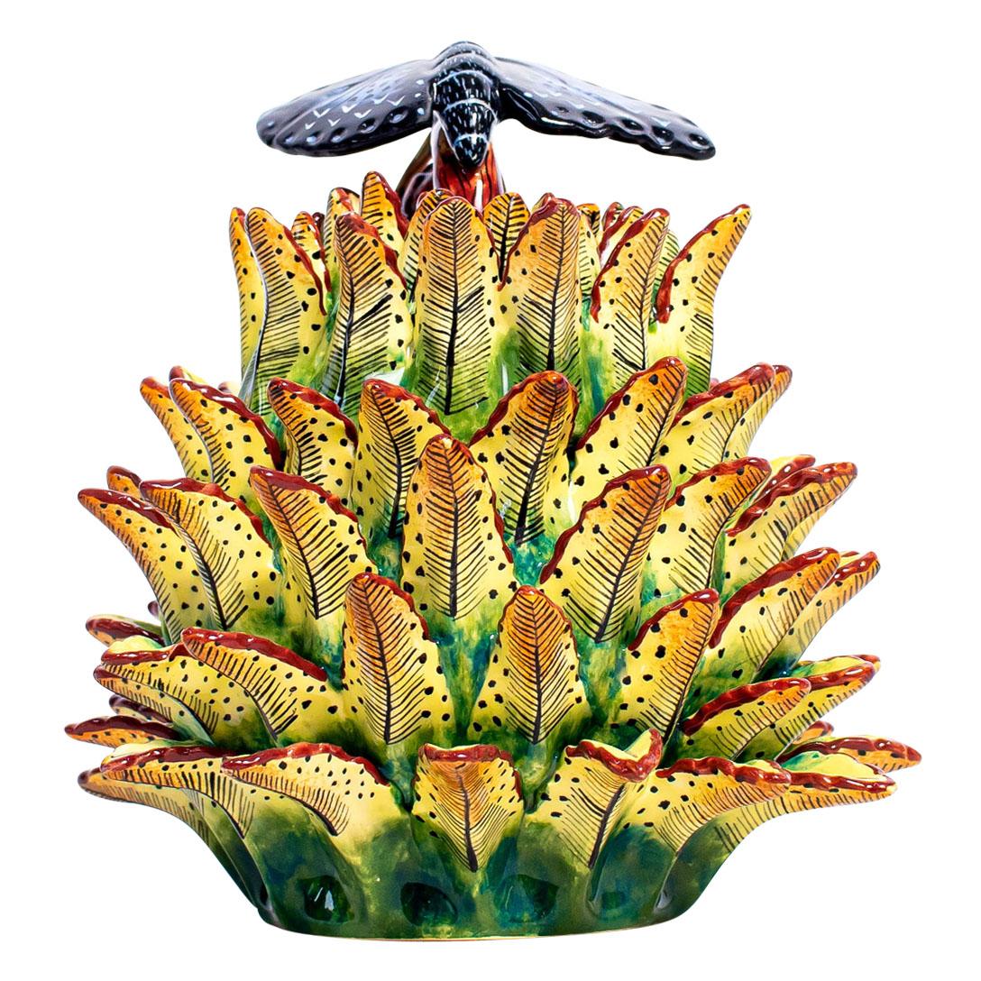 South African Ceramic Aloe Vera Plant Jewelry Box  , hand made in South Africa