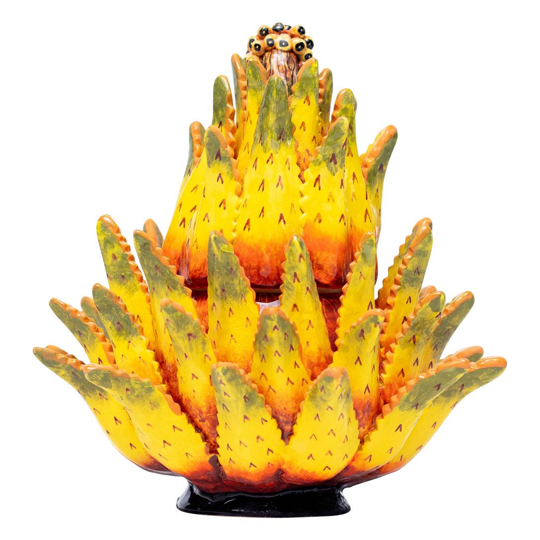 Contemporary Ceramic Aloe Vera Plant Jewelry Box  , hand made in South Africa