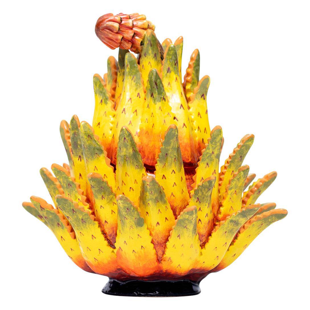 Ceramic Aloe Vera Plant Jewelry Box  , hand made in South Africa 2